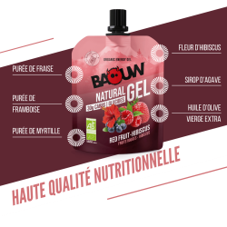 Gels énergétiques Fruits Rouges - Hibiscus