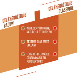 Gels énergétiques Abricots - Thyms