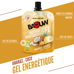 Gels énergétiques Ananas - Noix de Coco