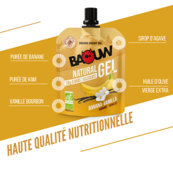 Gels énergétiques Banane - Vanille