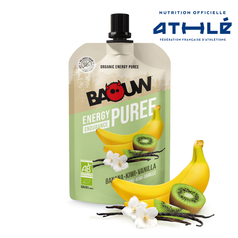 Compotes énergétiques Banane - Kiwi - Vanille