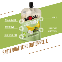 Compotes énergétiques Banane - Kiwi - Vanille