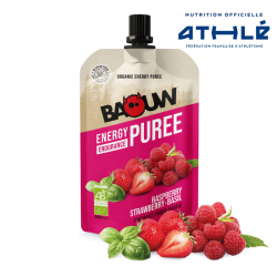 Compotes énergétiques Framboise - Fraise - Basilic