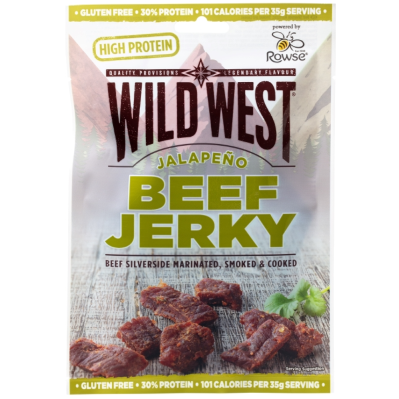 Wild West Beef Jerky Jalapeño 25 Gr Wild West Beef Jerky Jalapeño 25 Gr