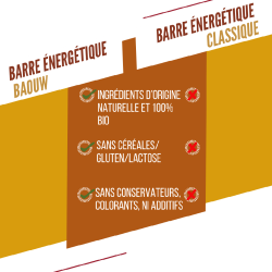 Barres énergétiques Mangue - Cajou