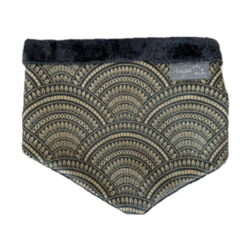 Tour de Cou Noir/Or Arhippa 100% Ubaye