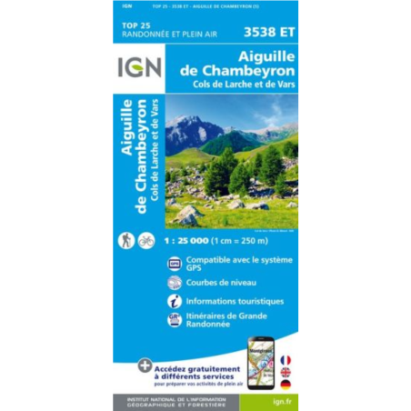 3538ET - Aiguille de chambeyron Cols de Larche et de Vars