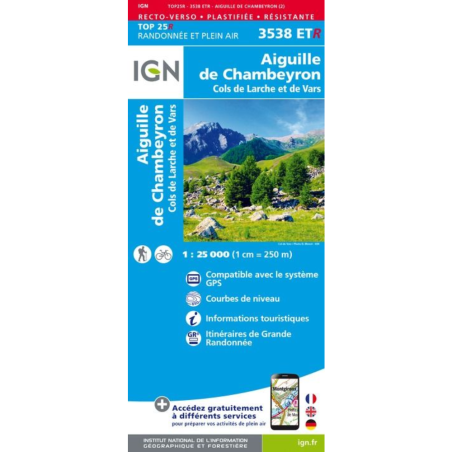 3538ET - Aiguille de chambeyron Cols de Larche et de Vars Résistante
