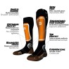 Chaussette Ski Light Back Side +